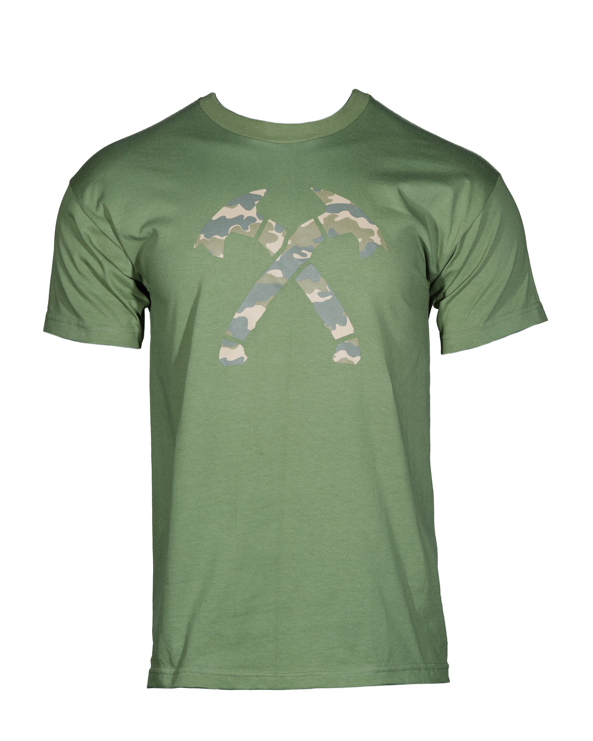 Premium Camo Crossed Hawks Tee