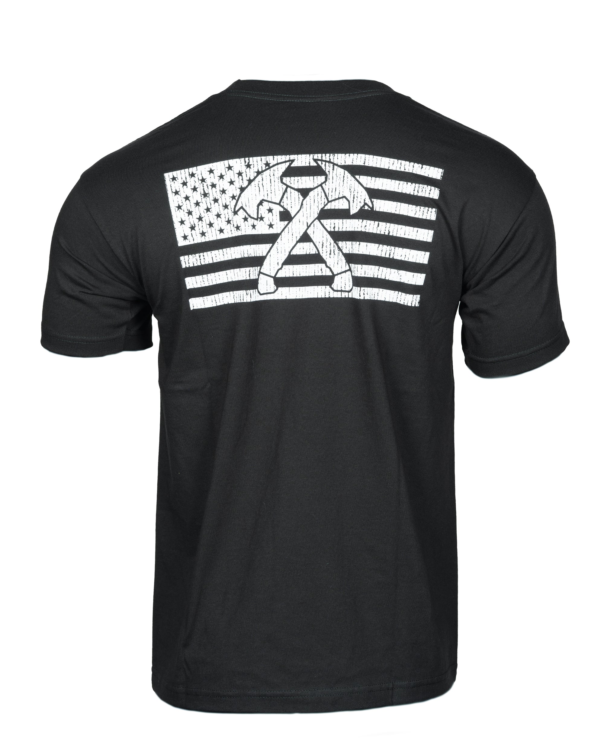 Premium Bone Frog Crossed Hawks Flag Tee