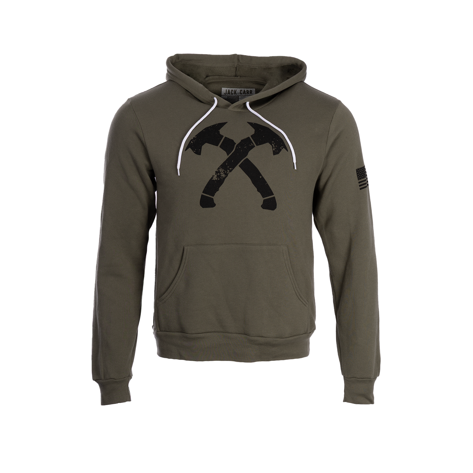 Original Crossed Hawks Army Green Hoodie