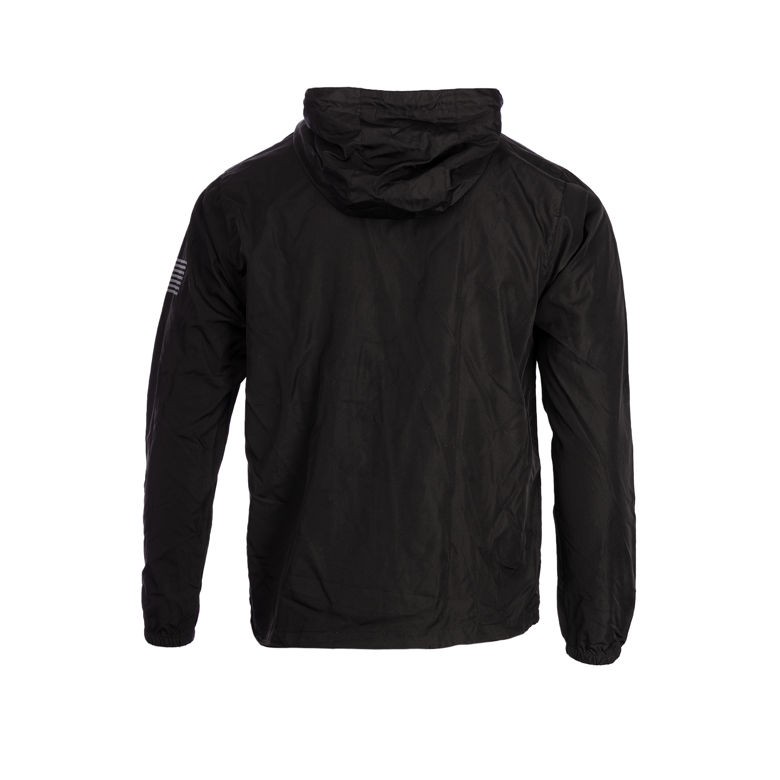 Crossed Hawks Black Windbreaker