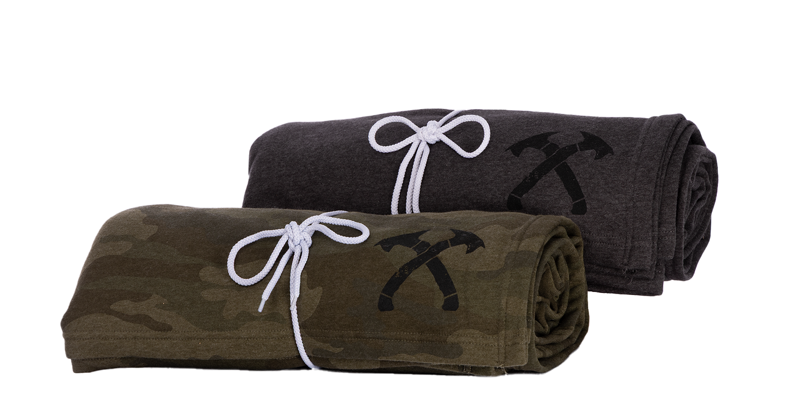 Crossed Hawks Stadium Blankets