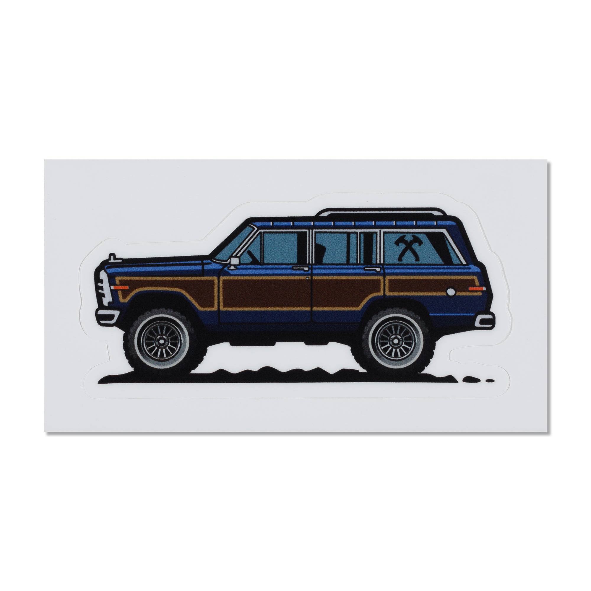 Blue Wagoneer Sticker