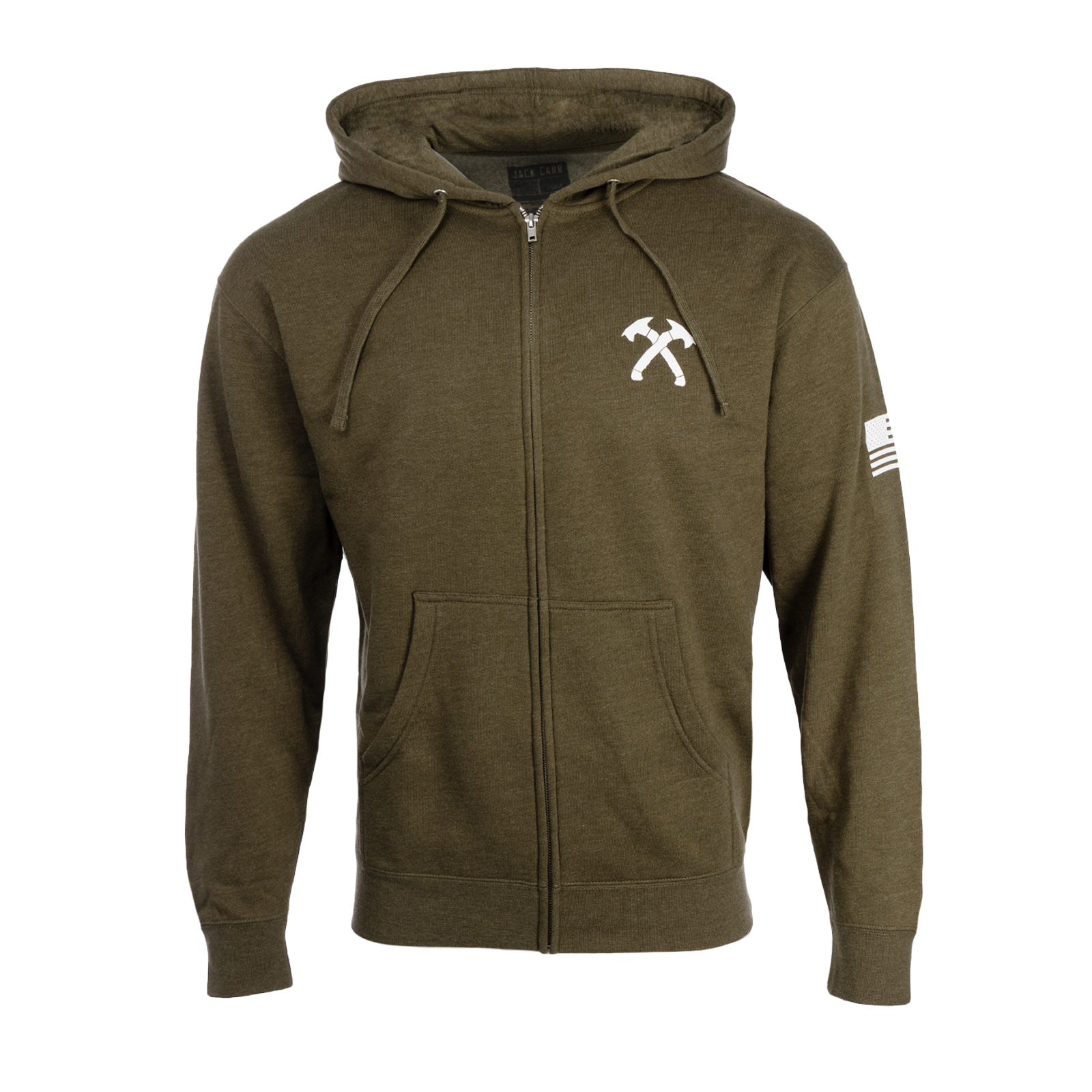 Crossed Hawks Zip Hoodie