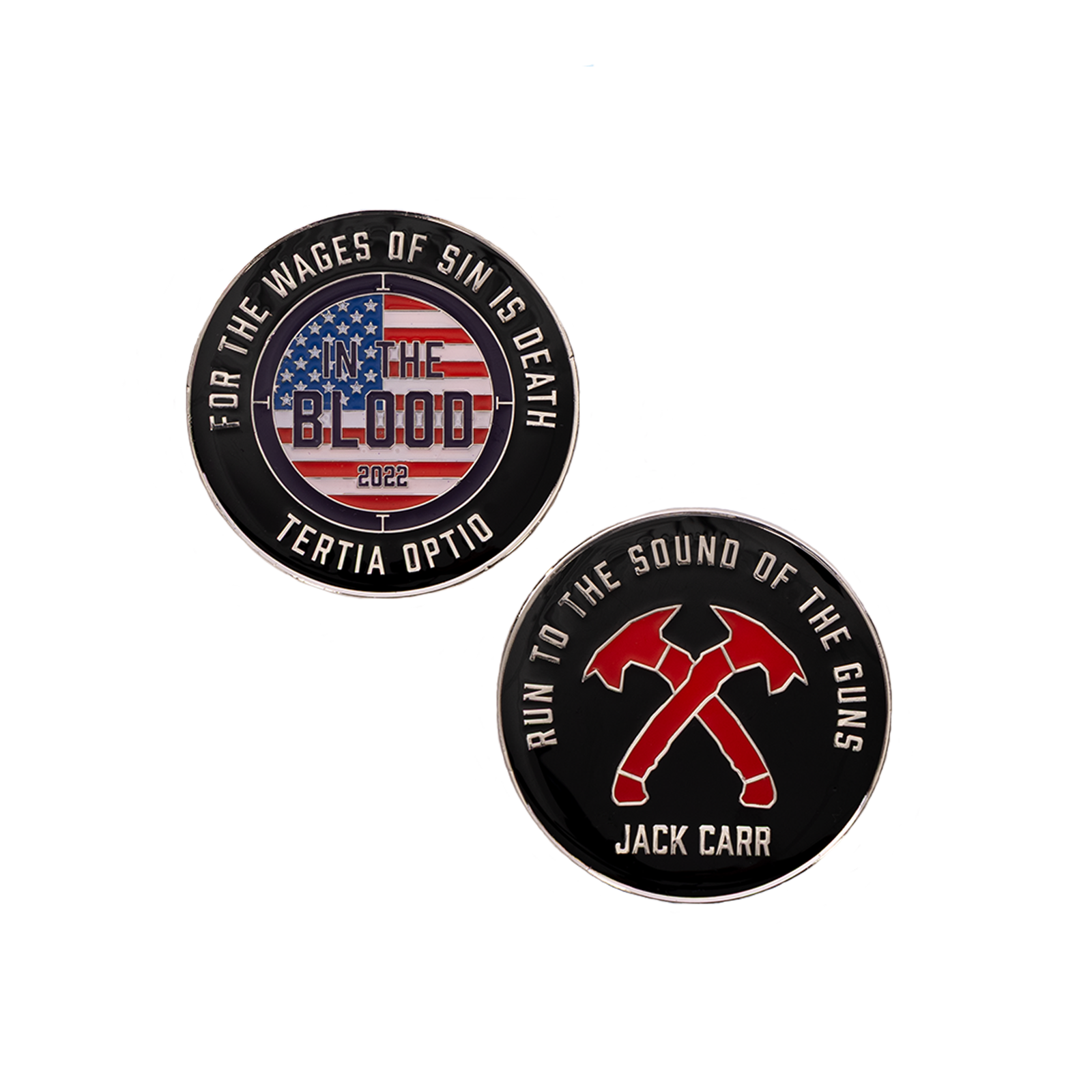 In The Blood Challenge Coin