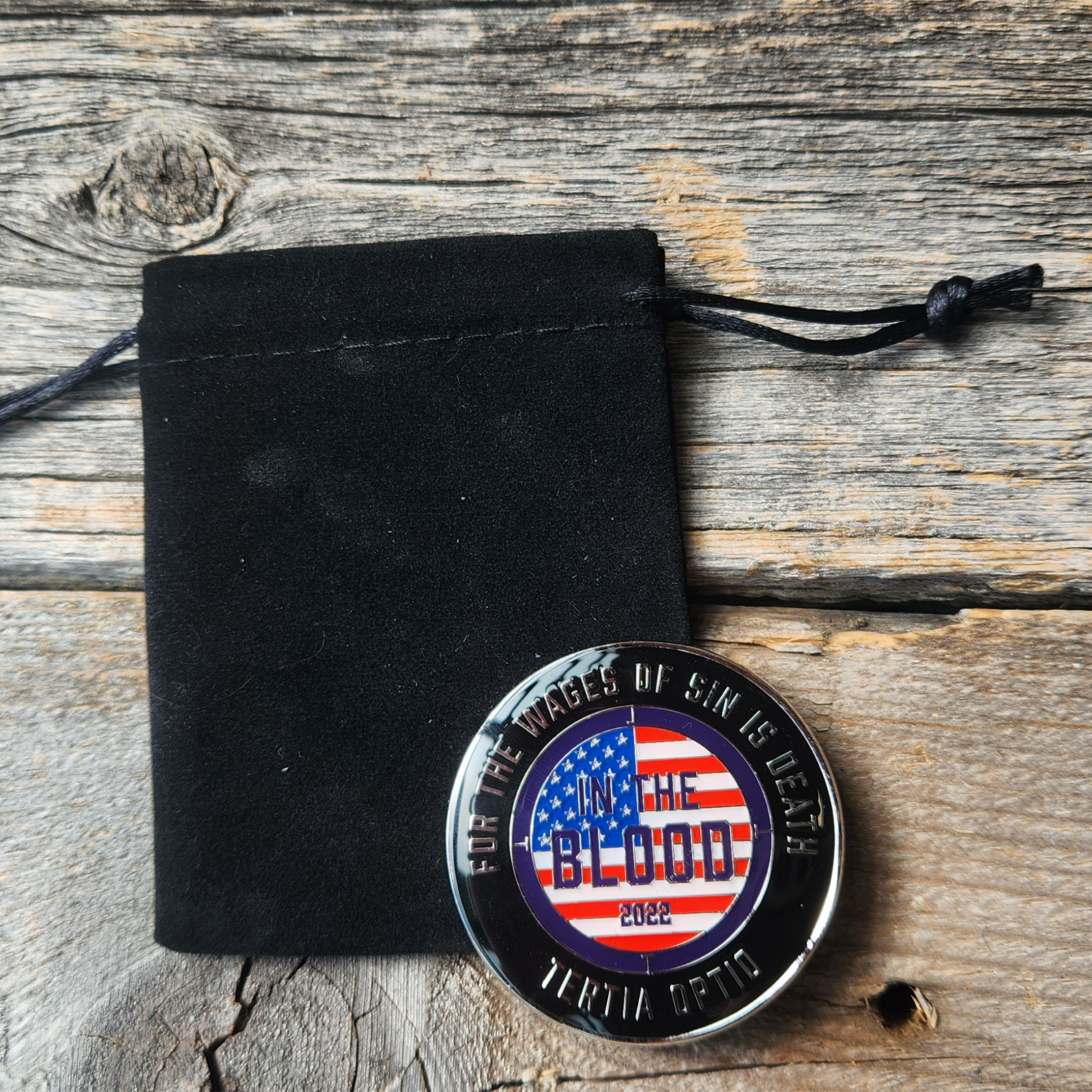 In The Blood Challenge Coin