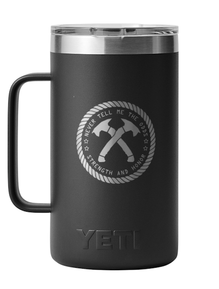 Black Never Tell Me The Odds 24oz Yeti Mug