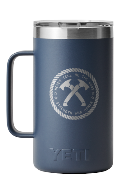 Navy Never Tell Me The Odds 24oz Yeti Mug