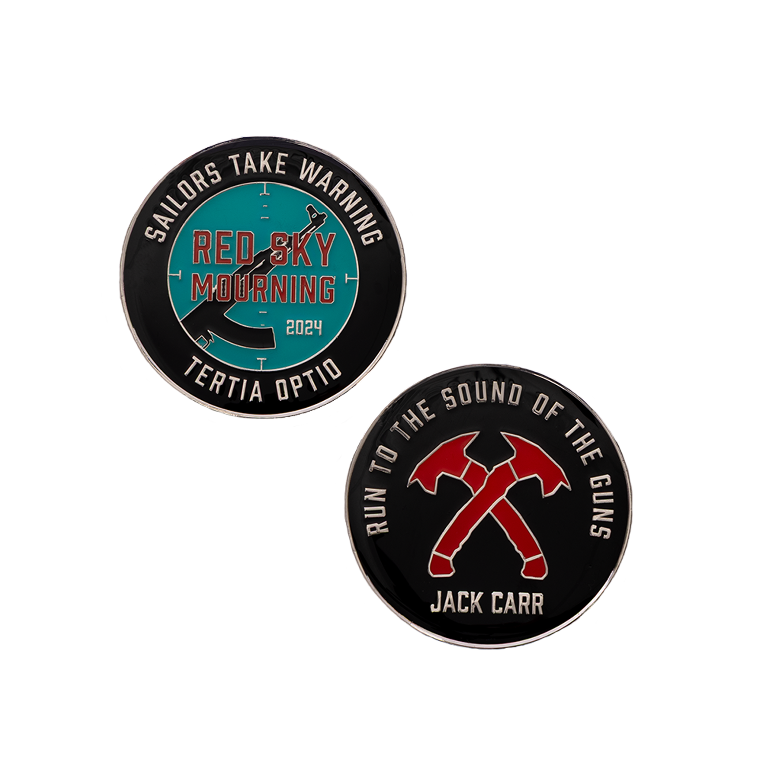 Red Sky Mourning Challenge Coin