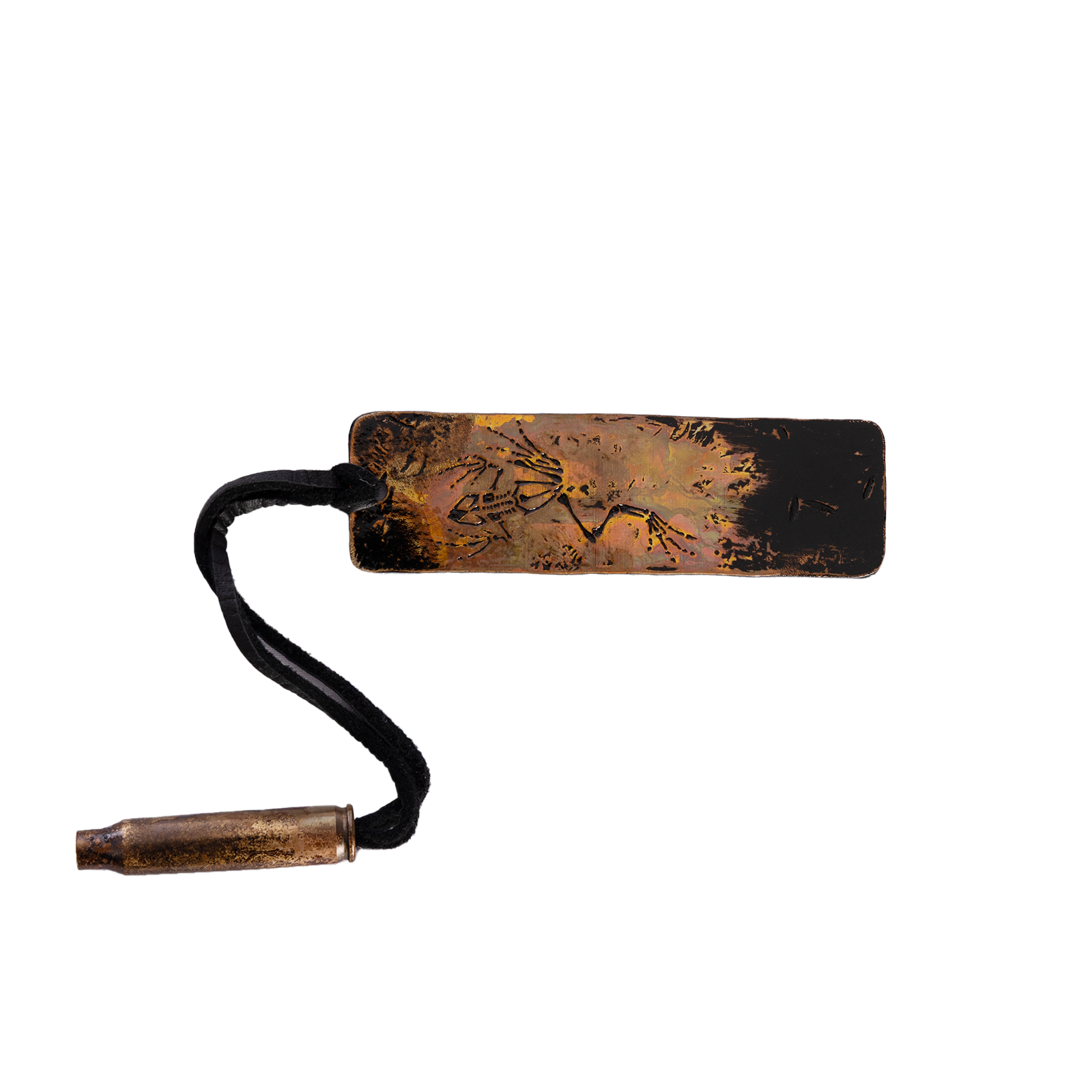 5.56 STRENGTH AND HONOR Brass Bookmark