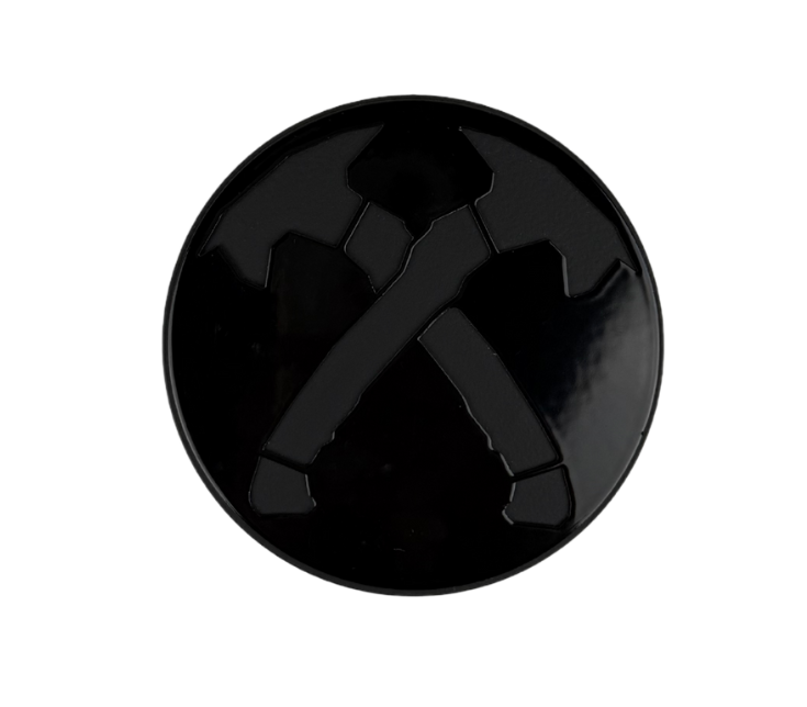 Crossed Hawks Trailer Hitch Cover