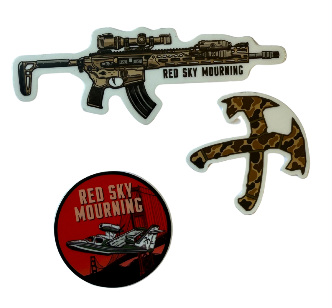Red Sky Mourning Sticker Pack