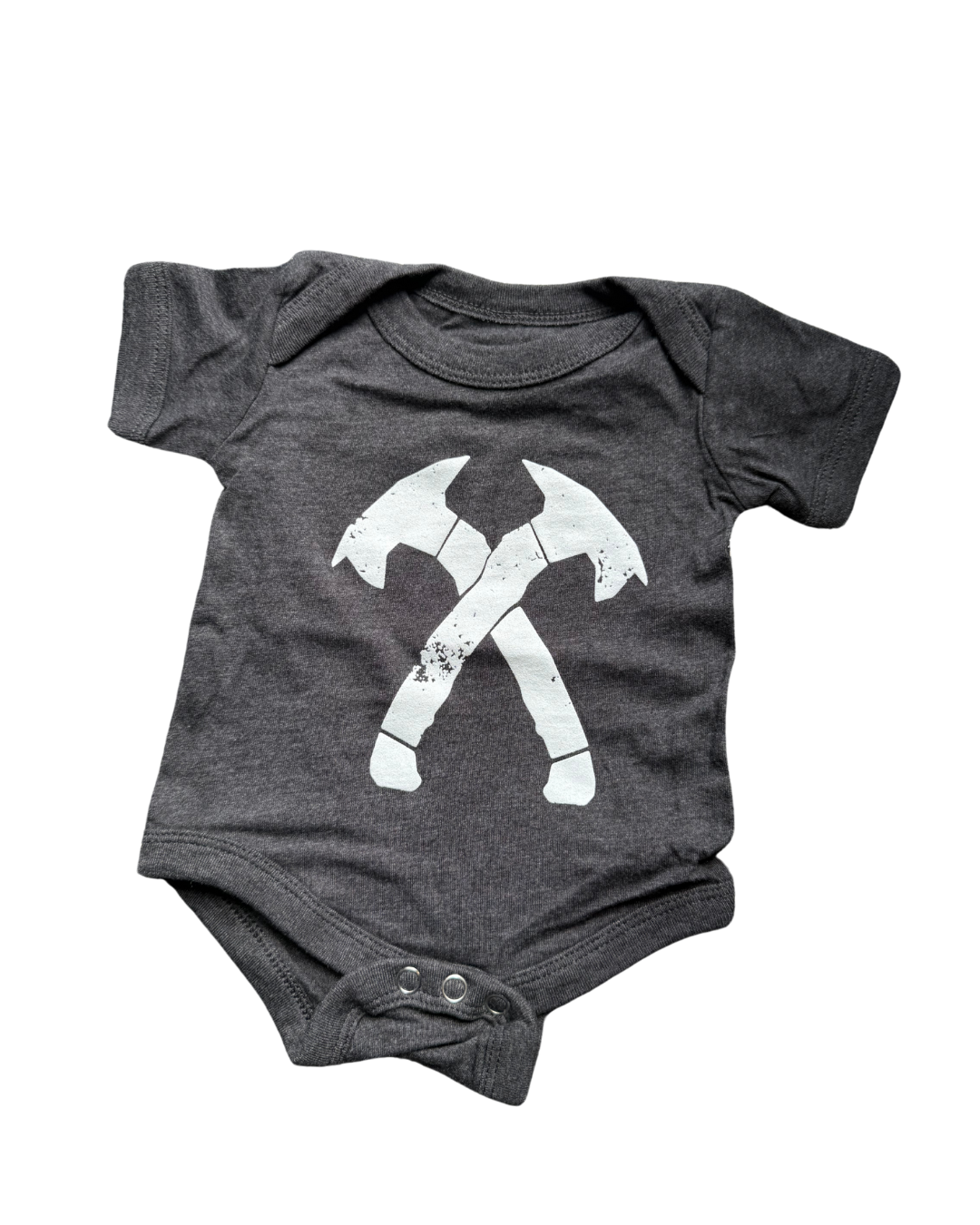 Distressed Original Crossed Hawks Onesie