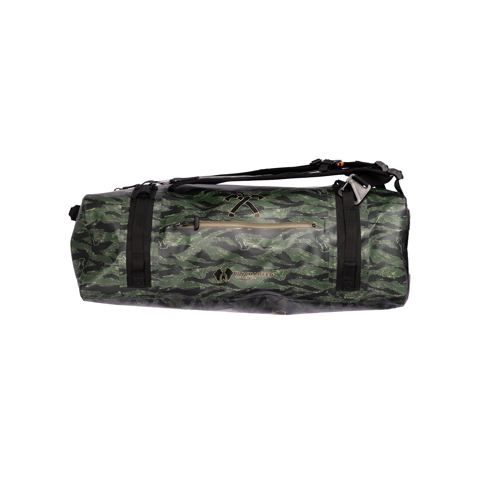 Jack Carr X Uncharted Supply Co. 65L Vault Tiger Stripe Duffel