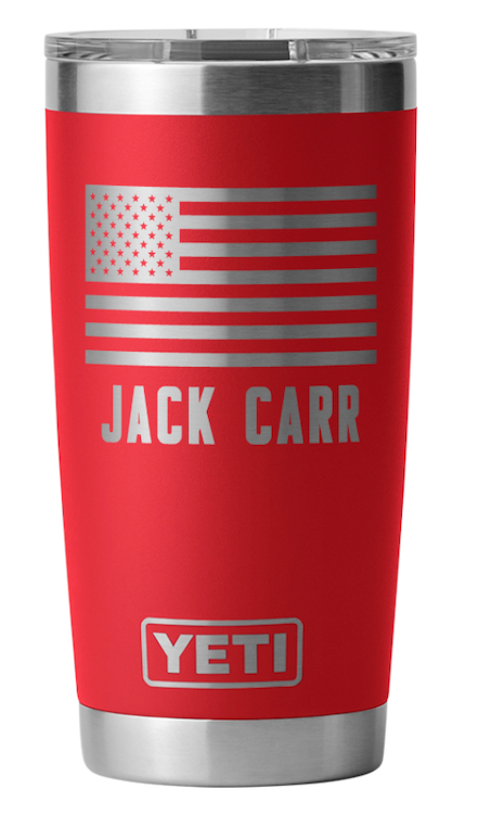 Red Crossed Hawks 20oz Yeti Rambler