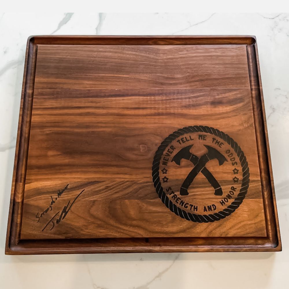 Strength + Honor Large Carving Board