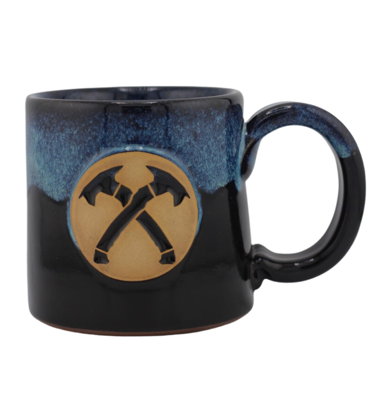 Crossed Hawks Ceramic Mug
