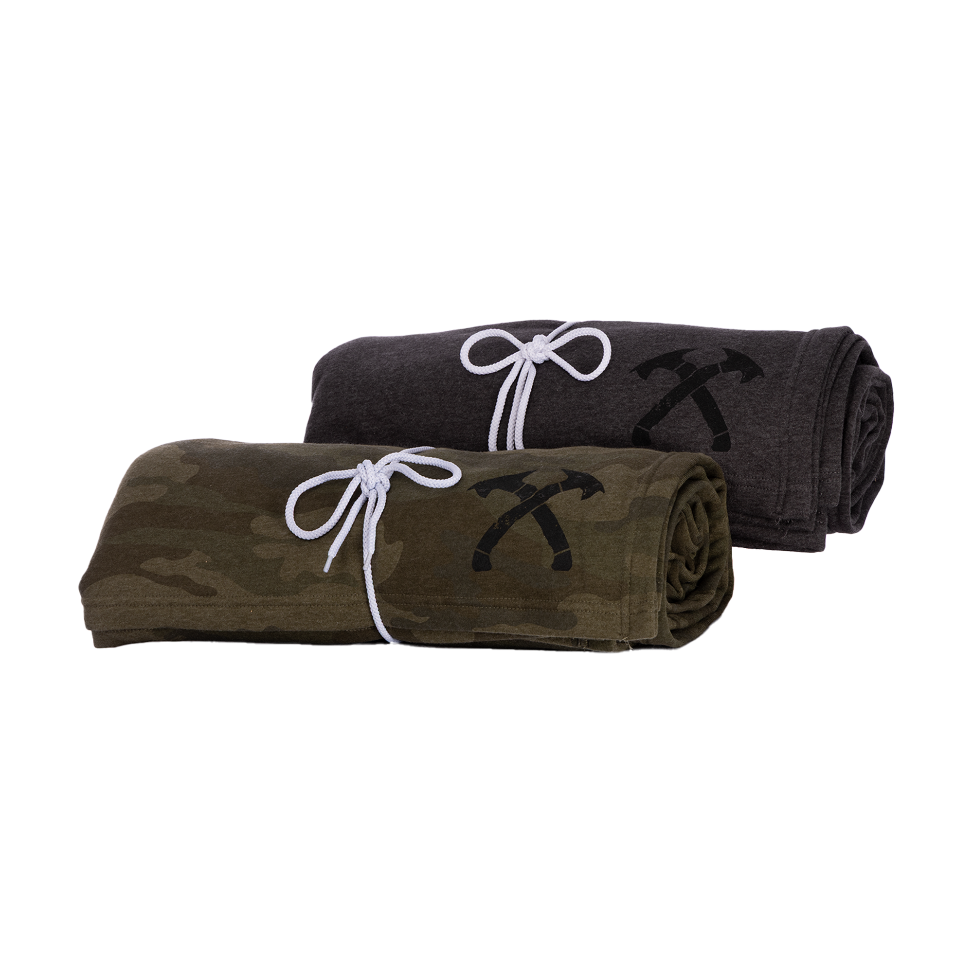 Crossed Hawks Stadium Blankets