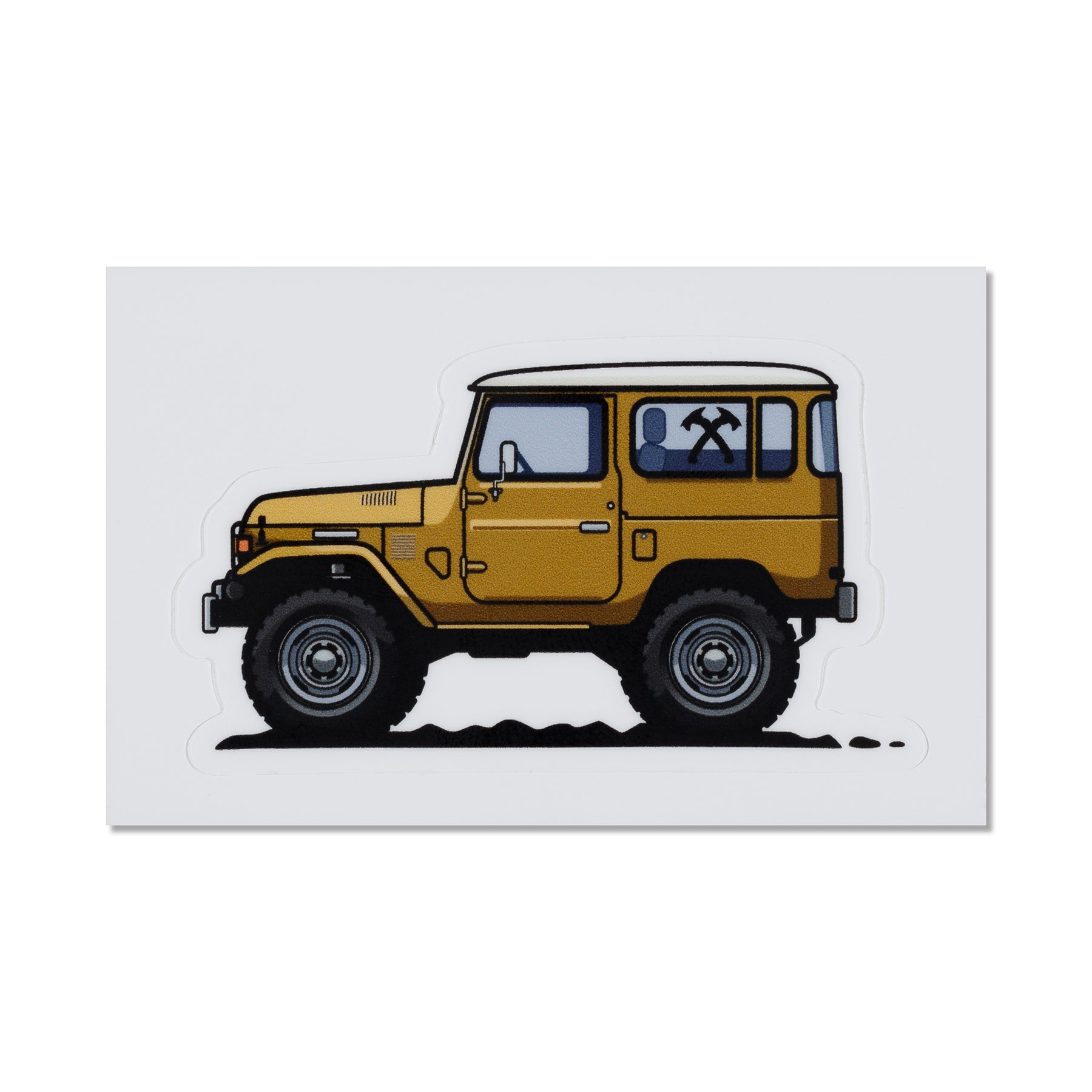 FJ40 Land Cruiser Sticker – JackCarrUSA