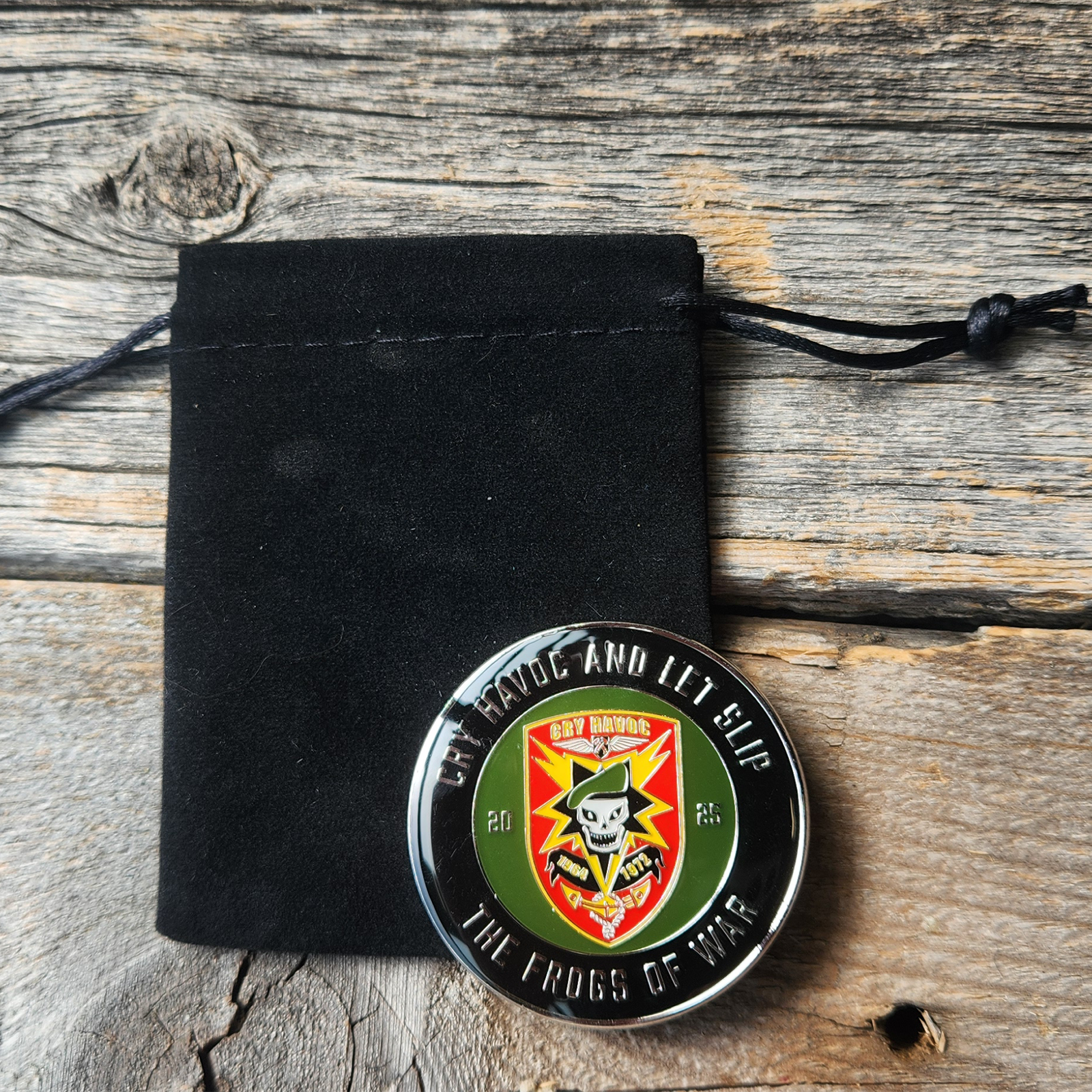 Cry Havoc Challenge Coin