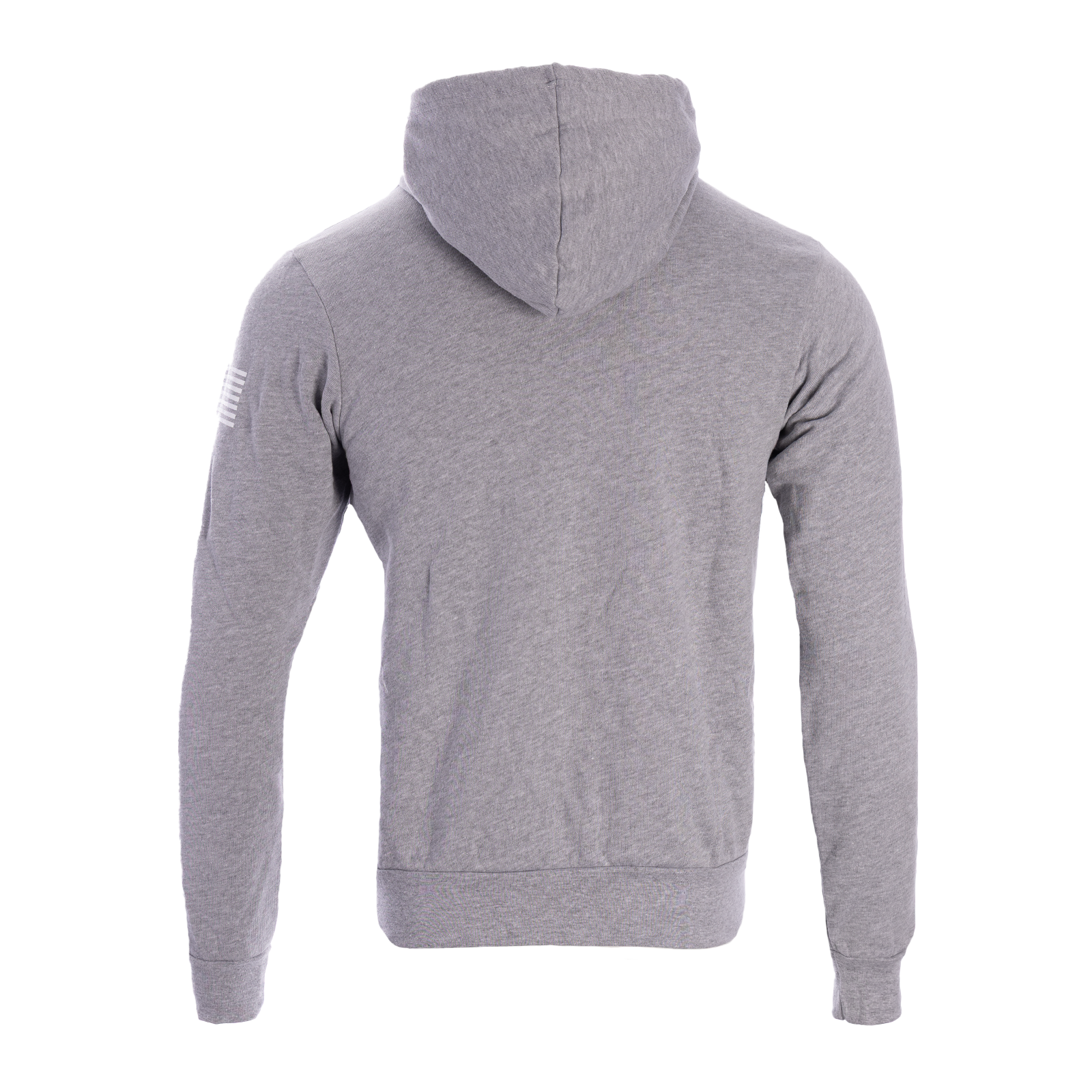 Heather Gray Crossed Hawks Zip up Hoodie