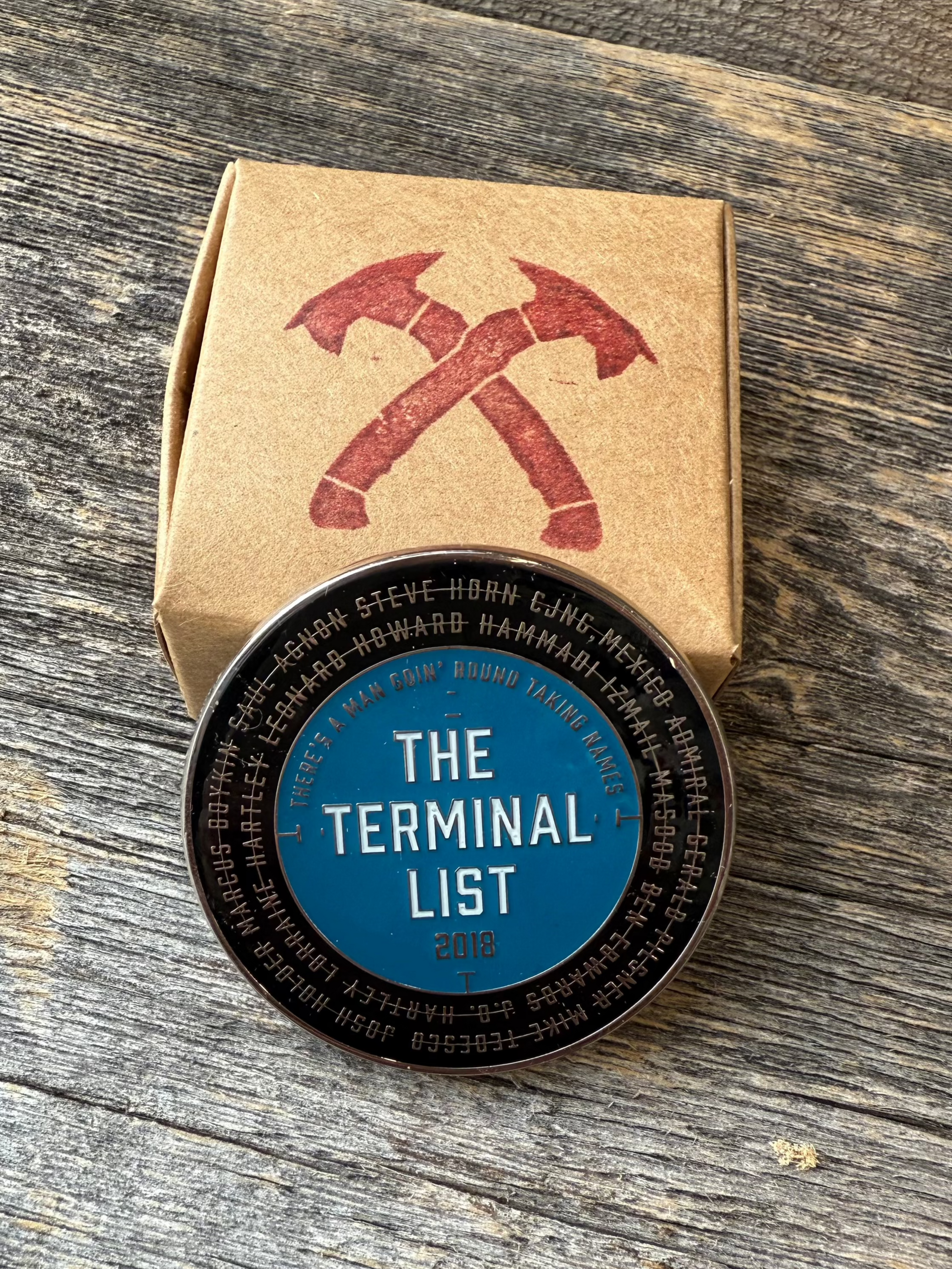 The Terminal List Challenge Coin