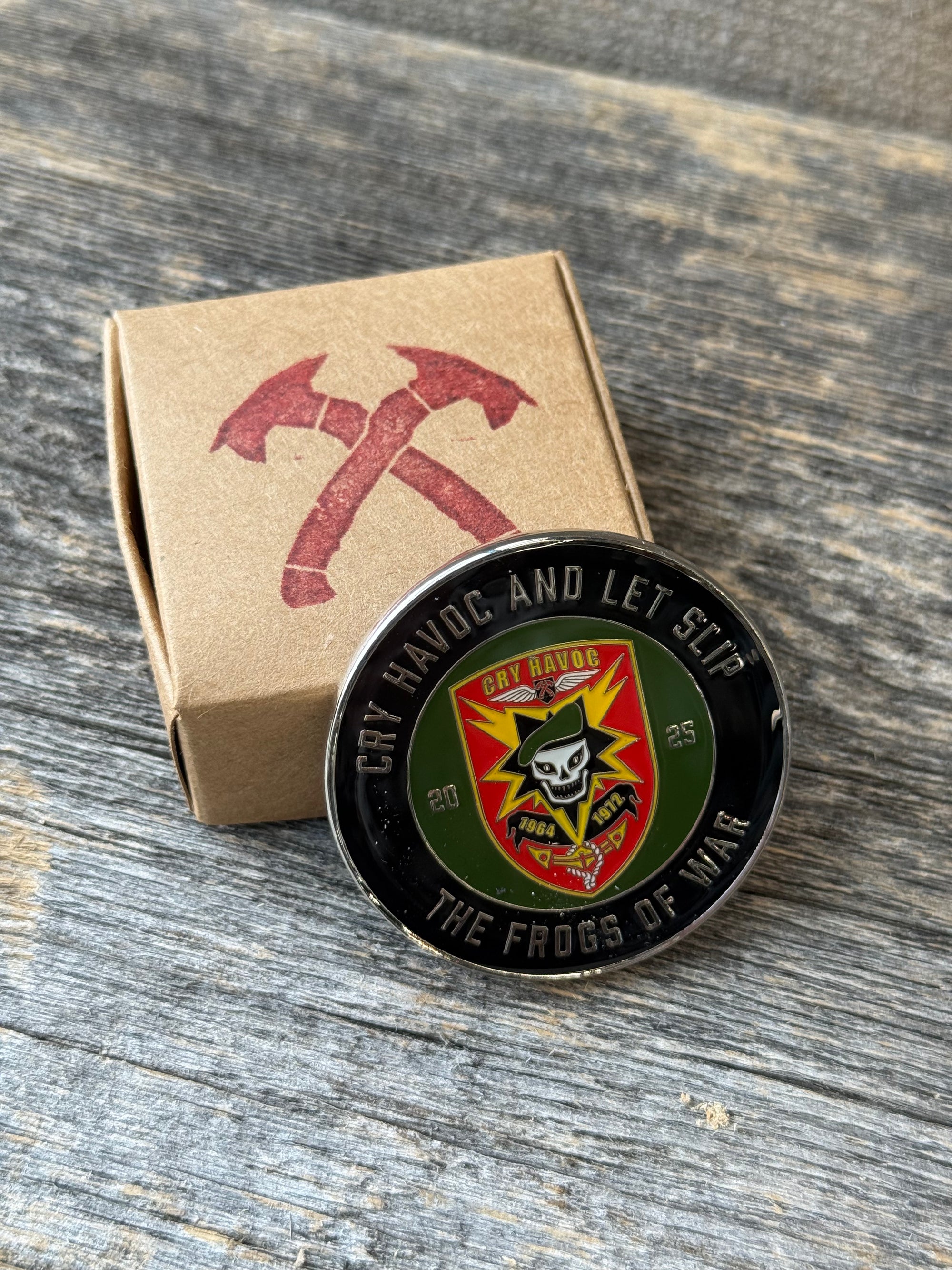 Cry Havoc Challenge Coin