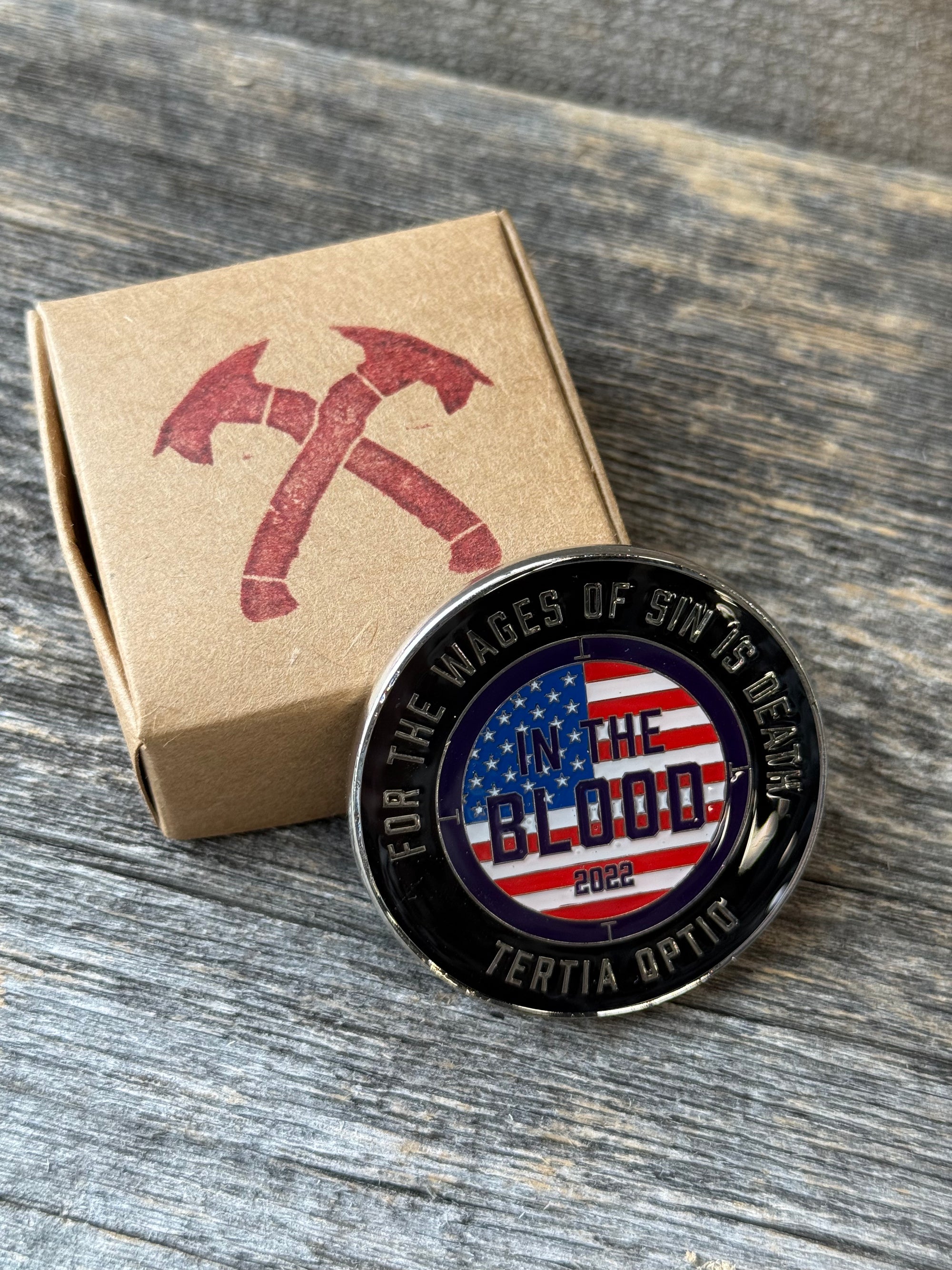 In The Blood Challenge Coin