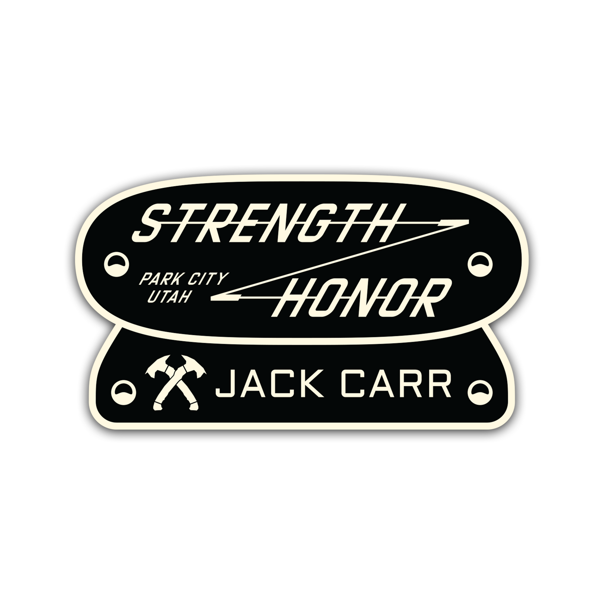 Overland Badge Sticker