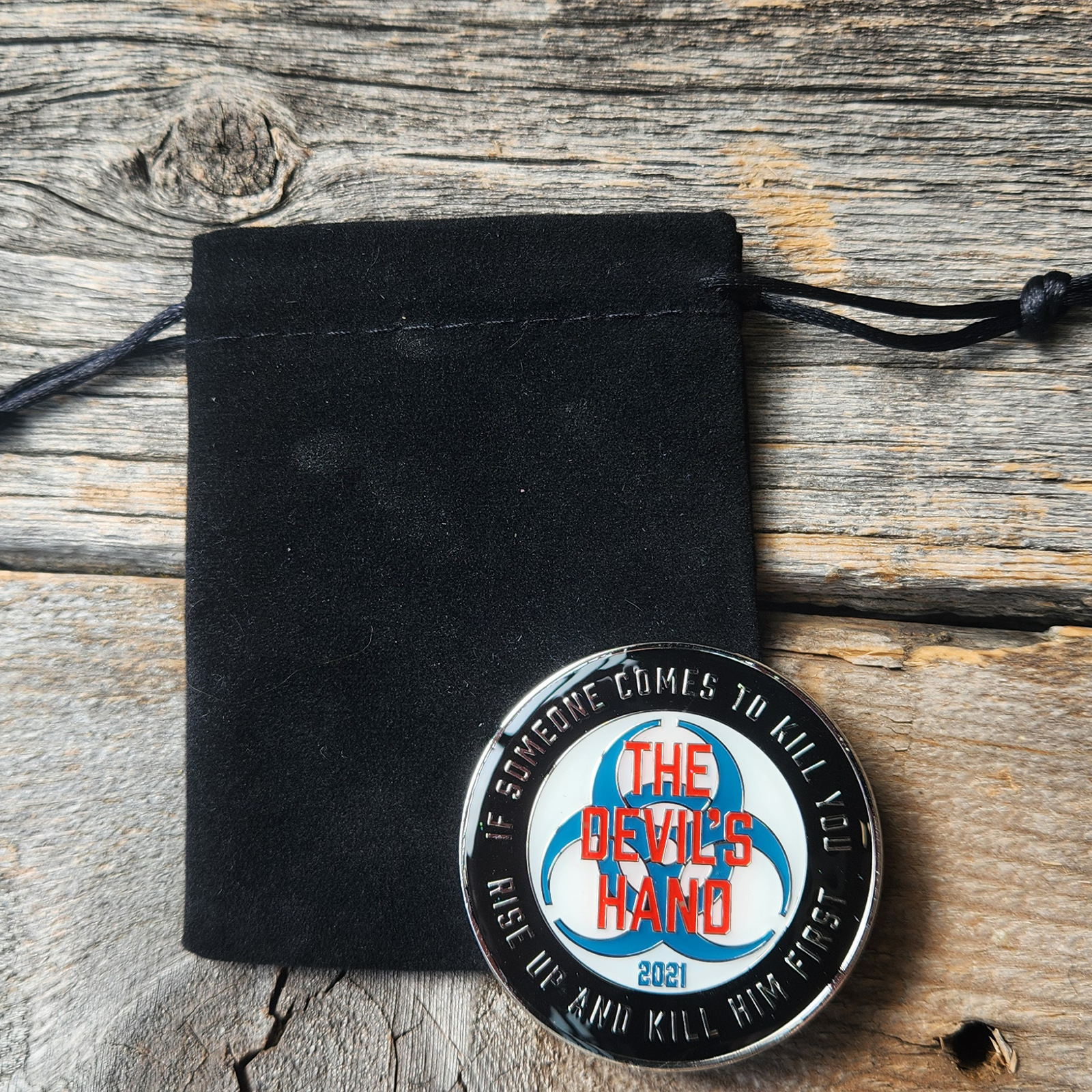 The Devil's Hand Challenge Coin