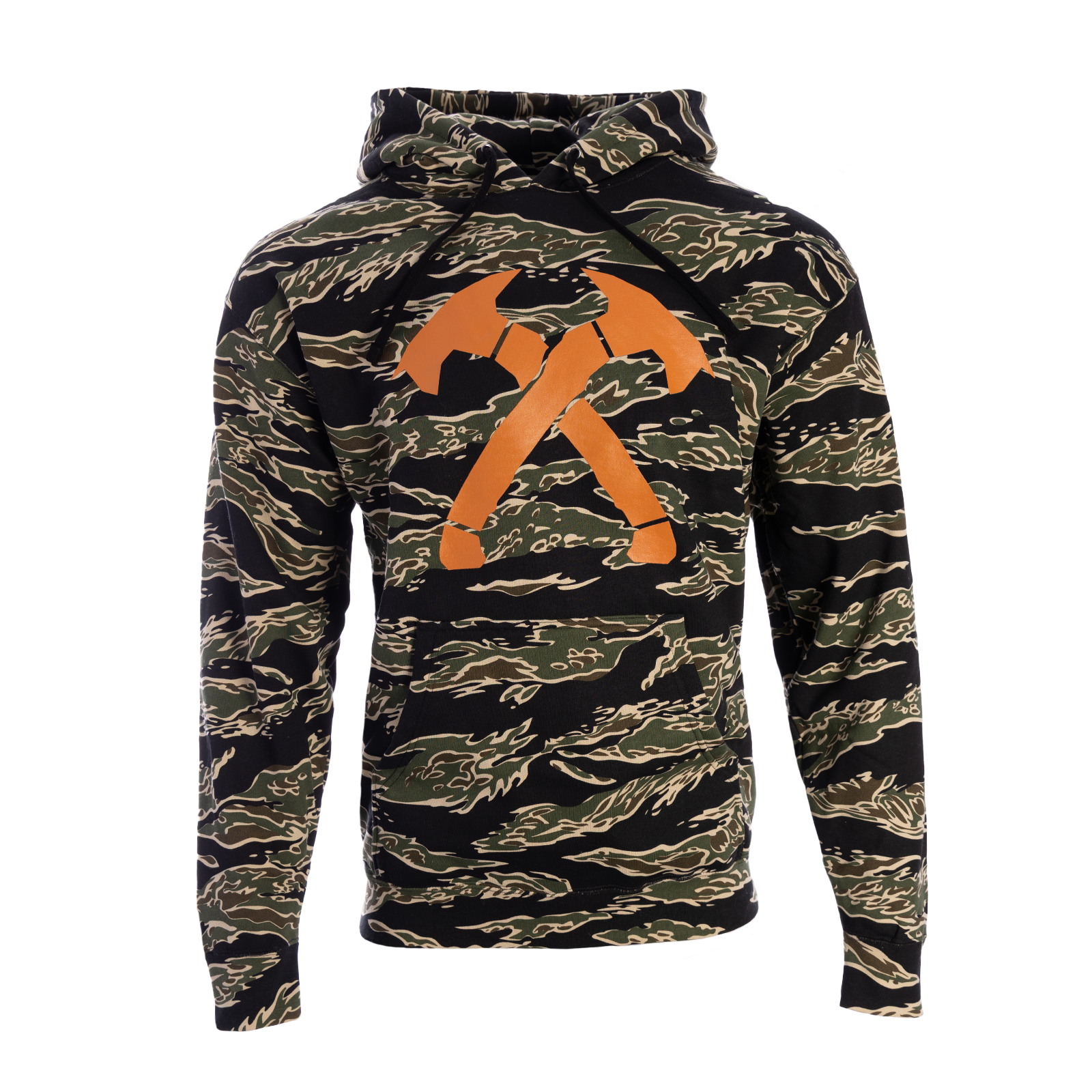 Tiger Stripes Crossed Hawks Hoodie